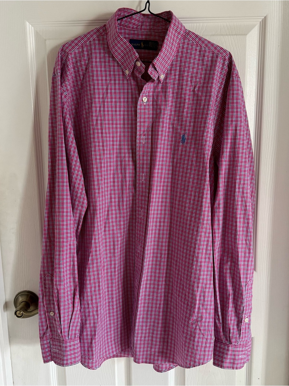 Red + Blue Plaid Ralph Lauren Button Down